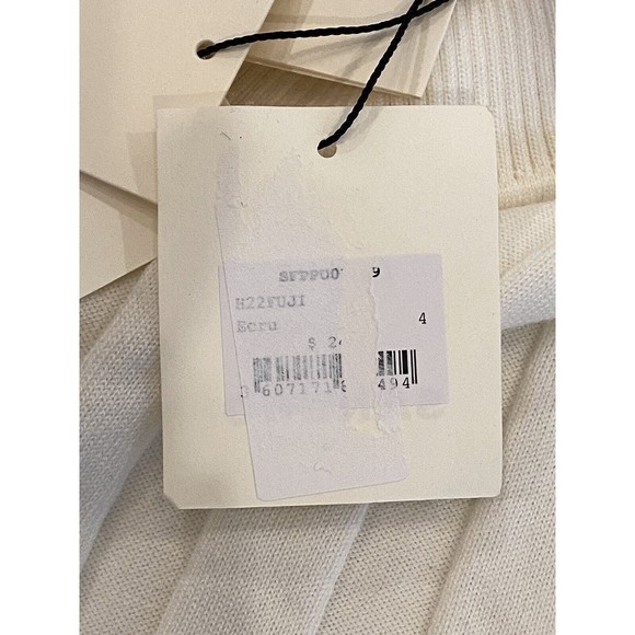 SANDRO Paris Ribbed Logo Lightweight Sweater Size 4 US XL NWT $245 MSRP - Picture 10 of 12